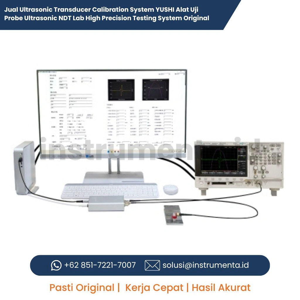 Jual Ultrasonic Transducer Calibration System YUSHI Alat Uji Probe Ultrasonic NDT Lab High Precision Testing System Original